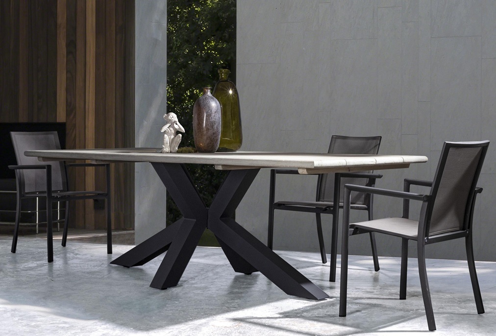 Konnor - Silla para exterior, Antracita (Pack 4 uds) - Apilables - Imagen 15