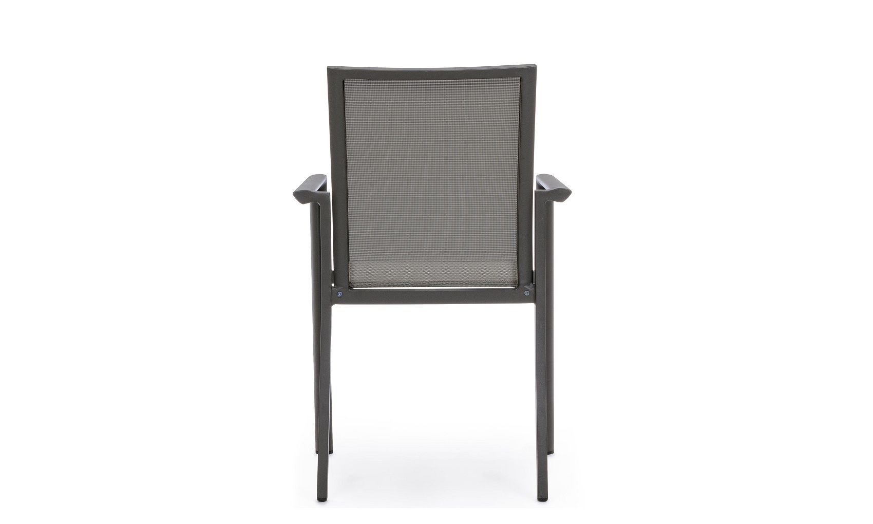 Konnor - Silla para exterior, Antracita (Pack 4 uds) - Apilables - Imagen 4