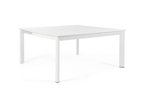 Konnor - Mesa Extensible de 160 (160) cm Blanco