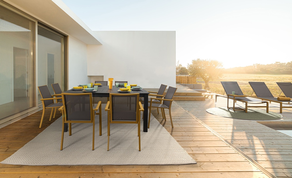 Konnor - Mesa Extensible de 160 (160) cm Antracita - Imagen 16