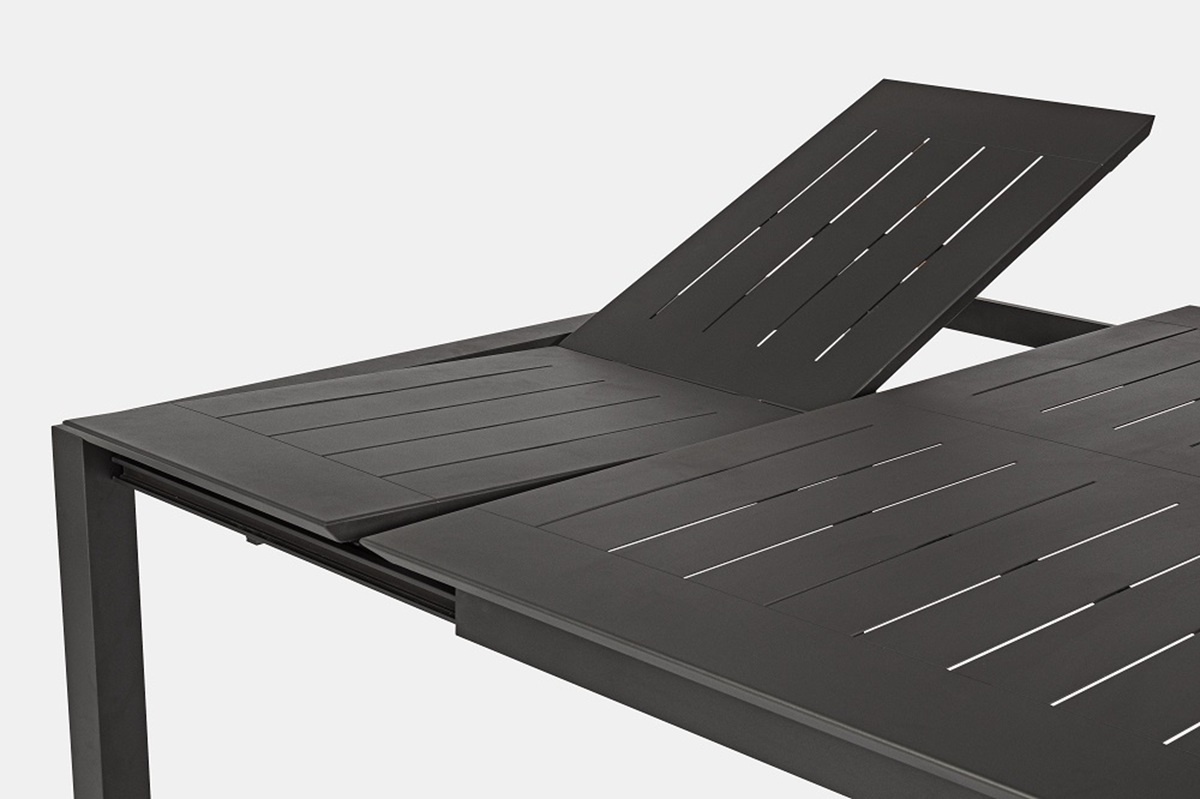 Konnor - Mesa Extensible de 160 (160) cm Antracita - Imagen 9