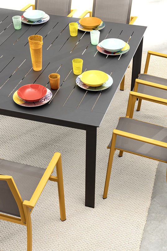 Konnor - Mesa Extensible de 160 (160) cm Antracita - Imagen 13