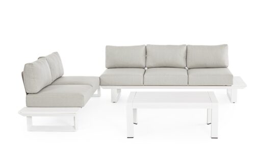 Konnor - Conjunto rinconero para exterior, Blanco