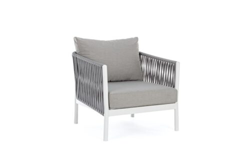 Alternative view of Florencia - Sillón para exterior, Blanco