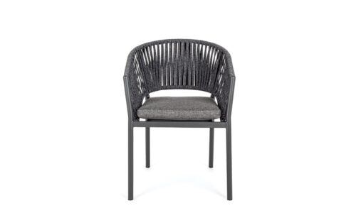 Alternative view of Florencia - Silla para exterior, Antracita (Pack 4 uds) - Apilables
