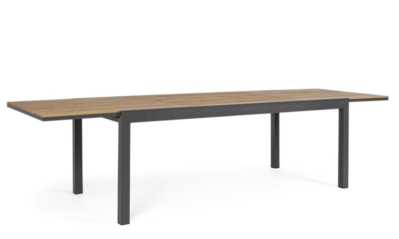 Elias - Mesa para exterior de 200 cm (Ext. 300) Antracita