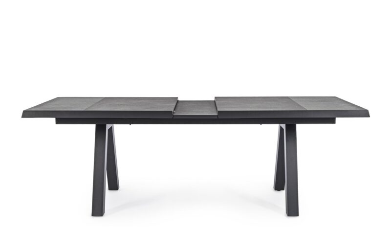 Krion - Mesa Extensible de 205 (265) cm Antracita - Imagen 5