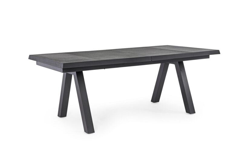 Krion - Mesa Extensible de 205 (265) cm Antracita - Imagen 2