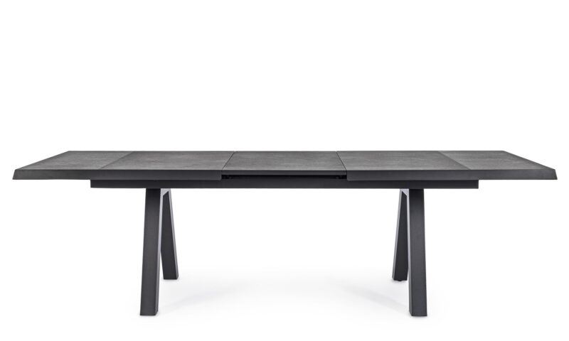 Krion - Mesa Extensible de 205 (265) cm Antracita - Imagen 3