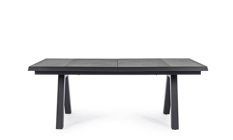 Krion - Mesa Extensible de 205 (265) cm Antracita - Imagen 4