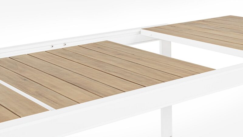Belmar - Mesa para exterior de 160 cm (Ext. 240) Blanco - Imagen 9