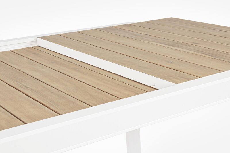 Belmar - Mesa para exterior de 160 cm (Ext. 240) Blanco - Imagen 8