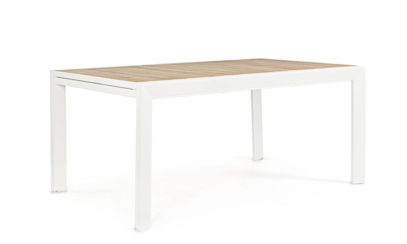 Belmar - Mesa para exterior de 160 cm (Ext. 240) Blanco - Imagen 2