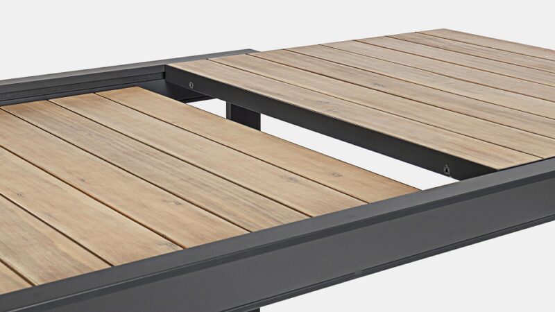 Belmar - Mesa para exterior de 160 cm (Ext. 240) Antracita - Imagen 9