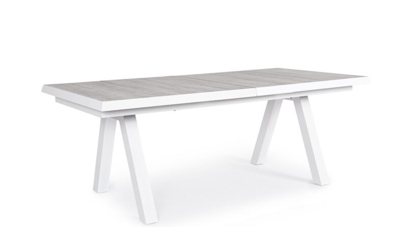 Krion - Mesa Extensible de 205 (265) cm Blanco - Imagen 2