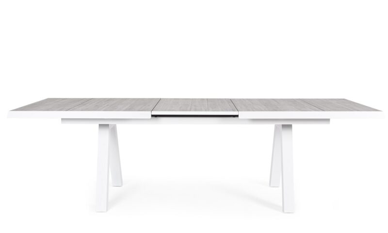 Krion - Mesa Extensible de 205 (265) cm Blanco - Imagen 4