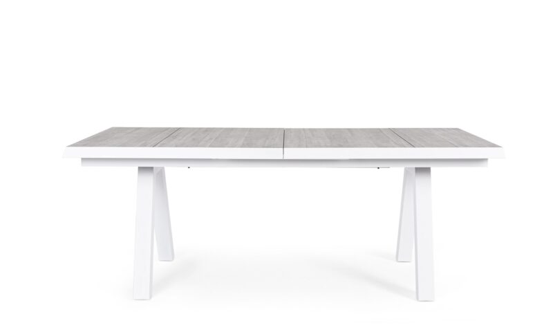 Krion - Mesa Extensible de 205 (265) cm Blanco - Imagen 3