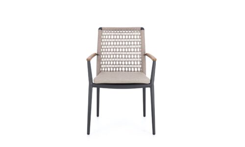Alternative view of Maddox - Silla para exterior, Antracita (Pack 4 uds) - Apilables