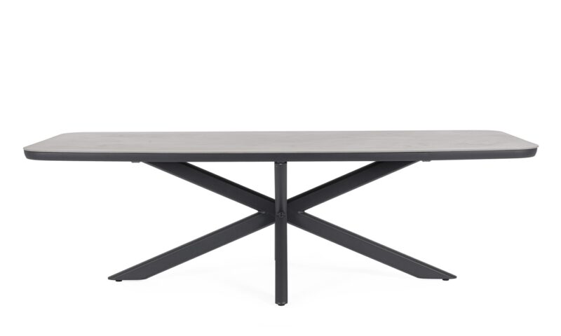 Isacco - Mesa de exterior de 240 x 110 cm Antracita - Imagen 2