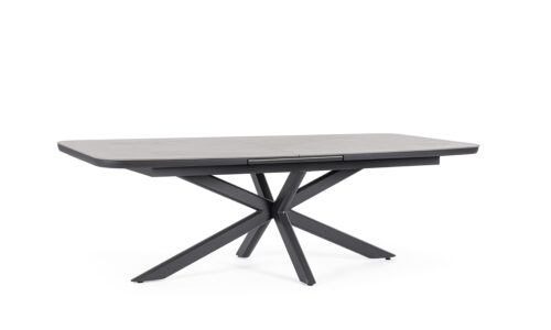 Alternative view of Pascal - Mesa de exterior de 200 (ext. 260) x 100 cm Antracita