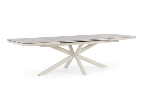 Pascal - Mesa de exterior de 200 (ext. 260) x 100 cm Pelikan