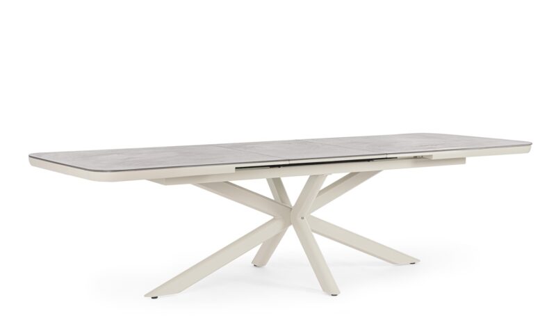 Pascal - Mesa de exterior de 200 (ext. 260) x 100 cm Pelikan
