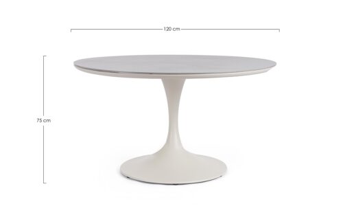 Alternative view of Arnold - Mesa de exterior de 120  cm Pelikan