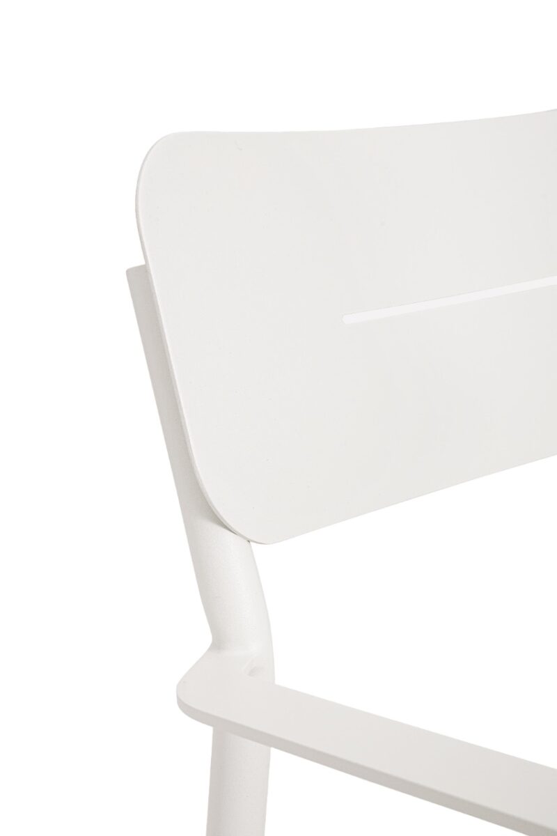 Nebula - Silla para exterior, Vapor (Pack 4 uds) - Apilables - Imagen 9
