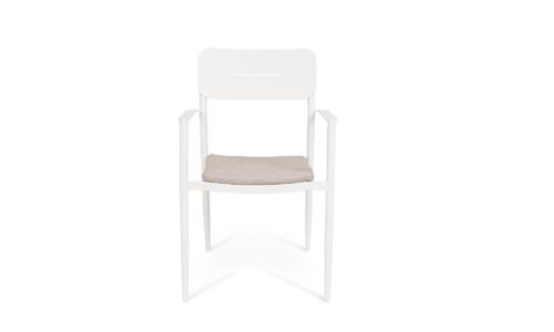 Alternative view of Nebula - Silla para exterior, Vapor (Pack 4 uds) - Apilables