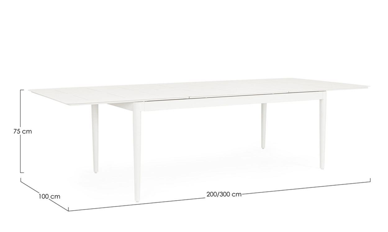 Nebula - Mesa para exterior de 200 (Ext 300) cm - Vapor - Imagen 5