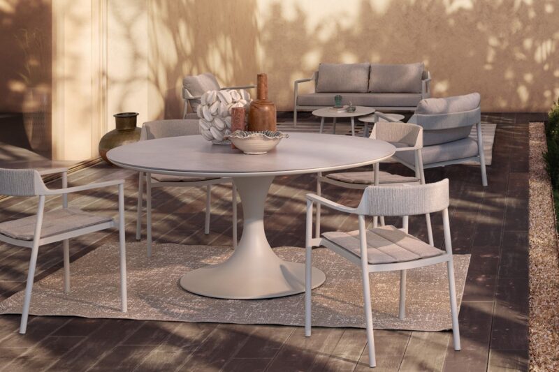 Arnold - Mesa de exterior de 120  cm Pelikan - Imagen 4