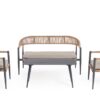 Jandia - Conjunto para exterior - Antracita/Natural
