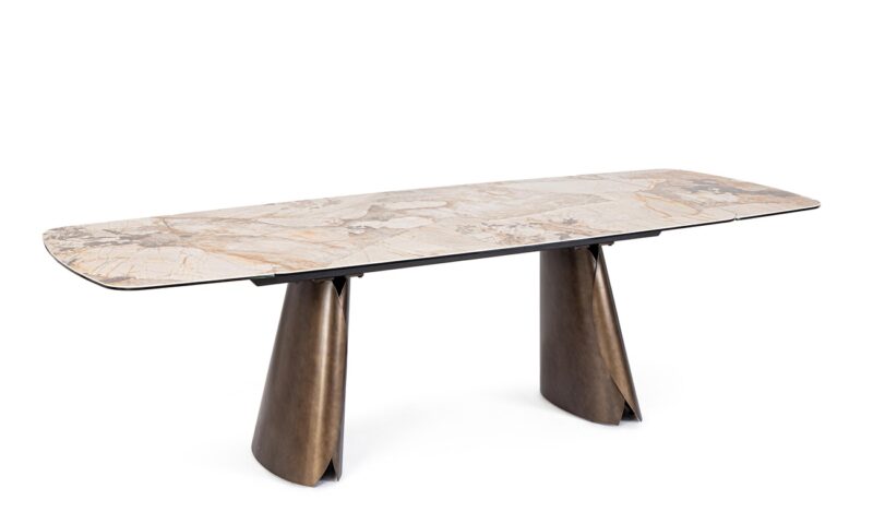 Cile - Mesa de comedor de 180 (ext. 220/260) x 100 cm Patagonia
