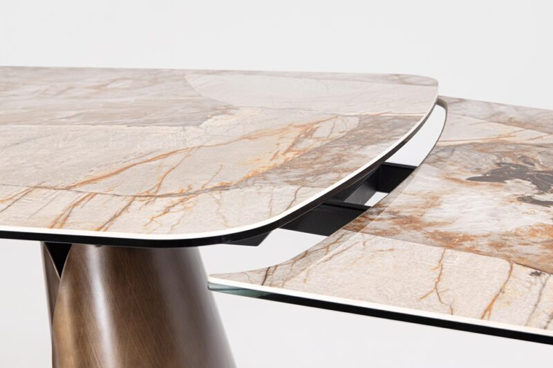 Cile - Mesa de comedor de 180 (ext. 220/260) x 100 cm Patagonia - Imagen 7