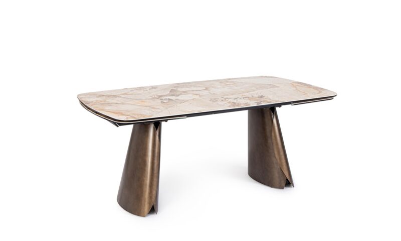 Cile - Mesa de comedor de 180 (ext. 220/260) x 100 cm Patagonia - Imagen 2