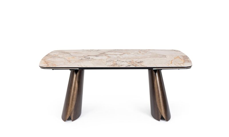 Cile - Mesa de comedor de 180 (ext. 220/260) x 100 cm Patagonia - Imagen 4