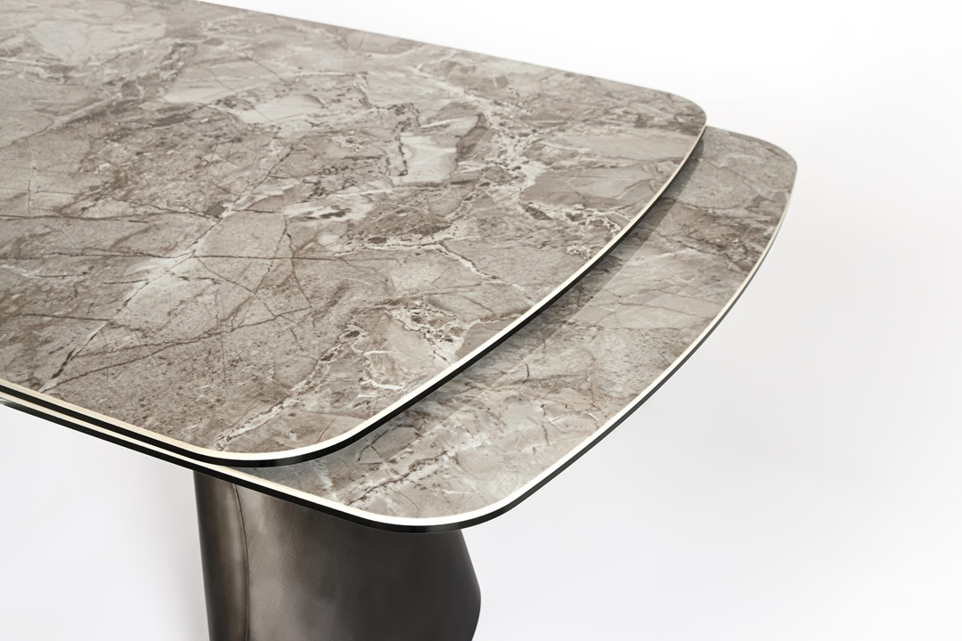 Cile - Mesa de comedor de 180 (ext. 220/260) x 100 cm Nordic - Imagen 6