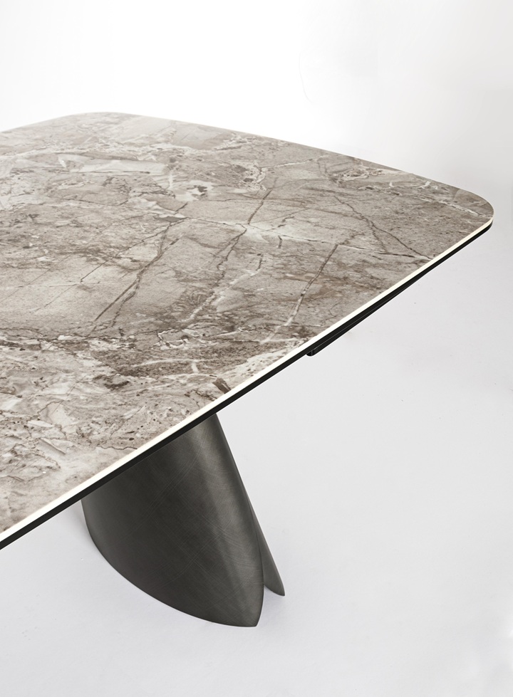 Cile - Mesa de comedor de 180 (ext. 220/260) x 100 cm Nordic - Imagen 7