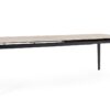 Asiri - Mesa de comedor de 180 (ext. 250) x 100 cm Negro
