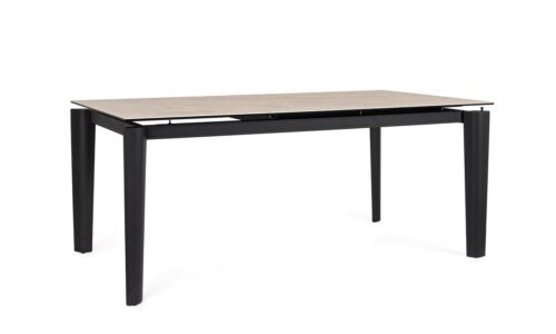 Alternative view of Asiri - Mesa de comedor de 180 (ext. 250) x 100 cm Negro