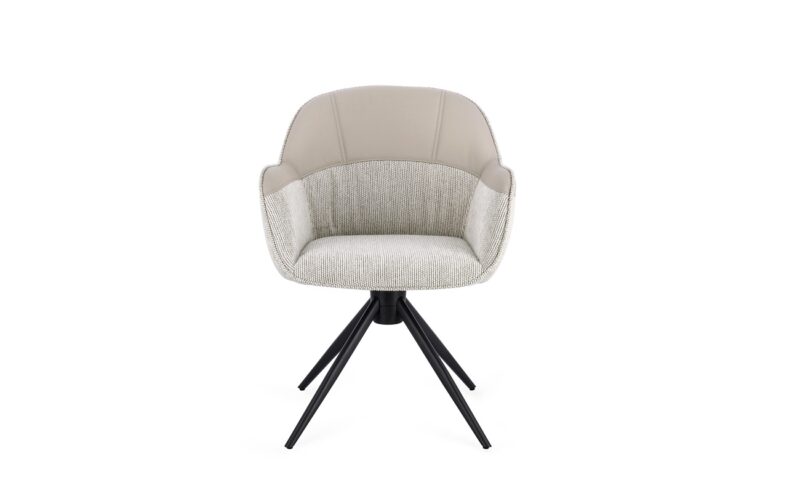 Isotta - Silla tapizado Beige - Imagen 2
