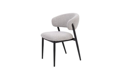 Alternative view of Cassandra - Silla Negro/Gris (Apilables)