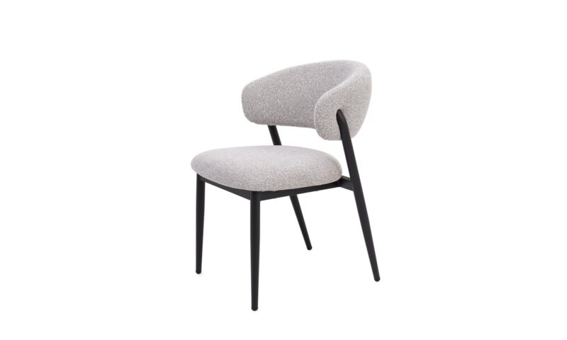 Cassandra - Silla Negro/Gris (Apilables) - Imagen 2