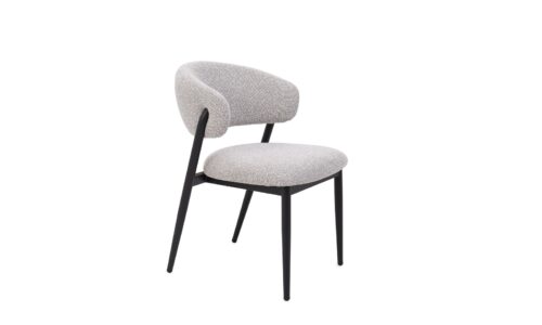 Cassandra - Silla Negro/Gris (Apilables)
