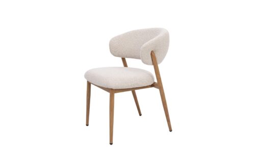 Alternative view of Cassandra - Silla Natural/Lino (Apilables)