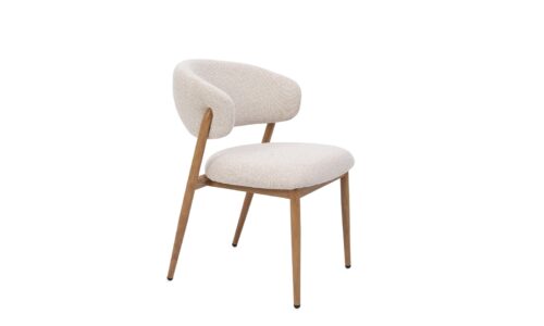 Cassandra - Silla Natural/Lino (Apilables)