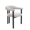 Giuditta - Silla tapizado Negro/Gris