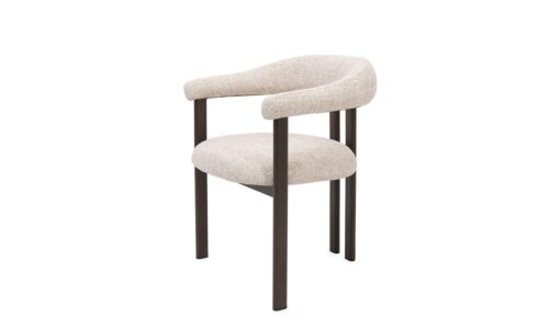 Alternative view of Giuditta - Silla tapizado Bronce/Sand