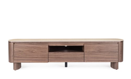 Ezekiel - Mueble para TV de 180 x 45 x 39.5 cm, 2P1C