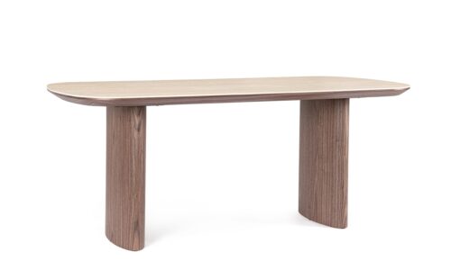 Ezekiel - Mesa de comedor de 180 x 90 cm